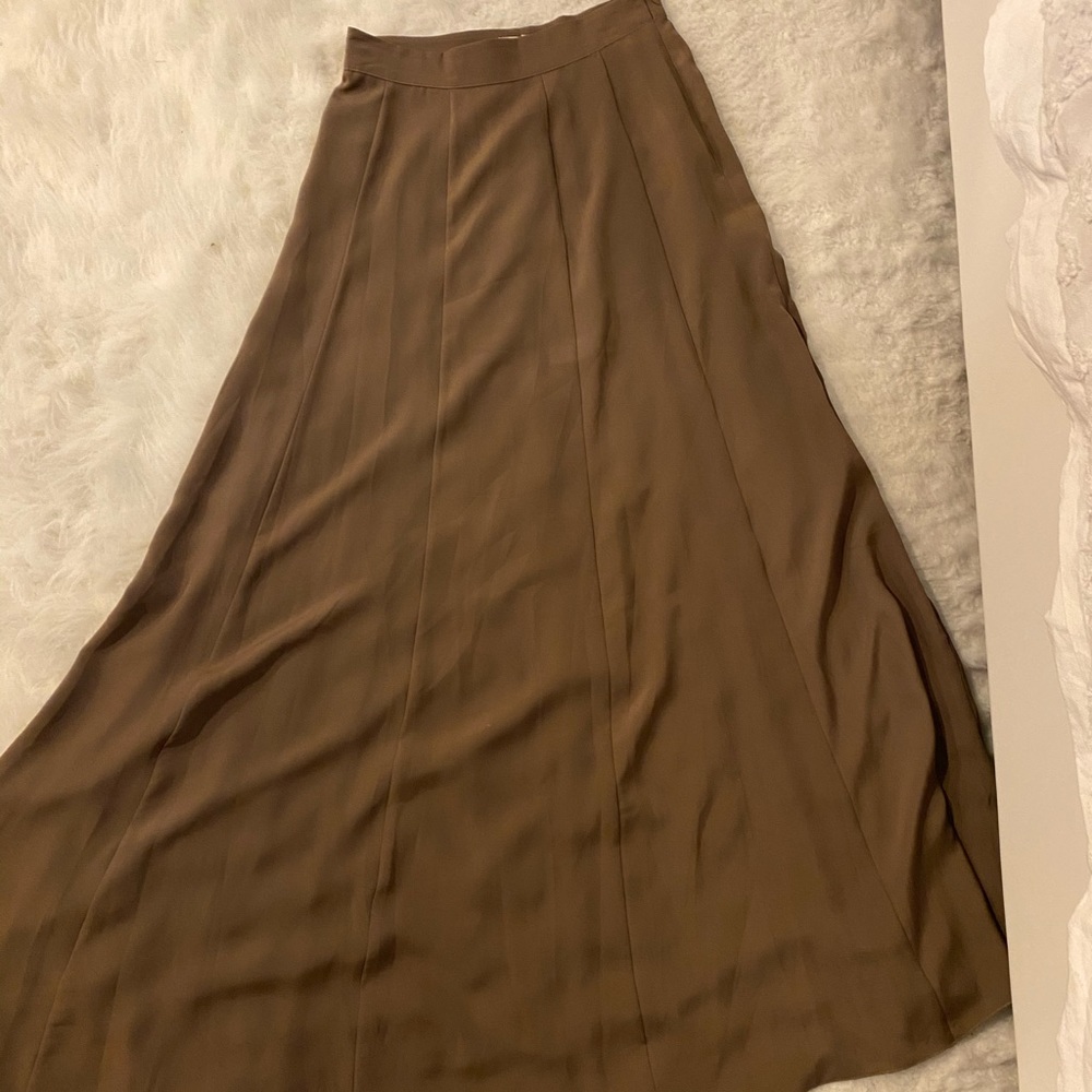 Flowy tan maxi